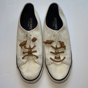 Sperry Pier View Canvas slip ons